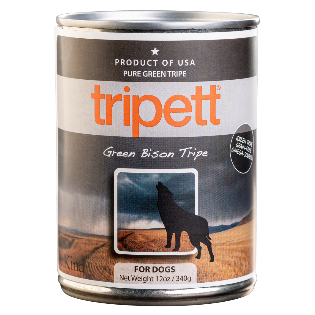 TRIPETT GREEN BISON TRIPE DOG CAN 396G