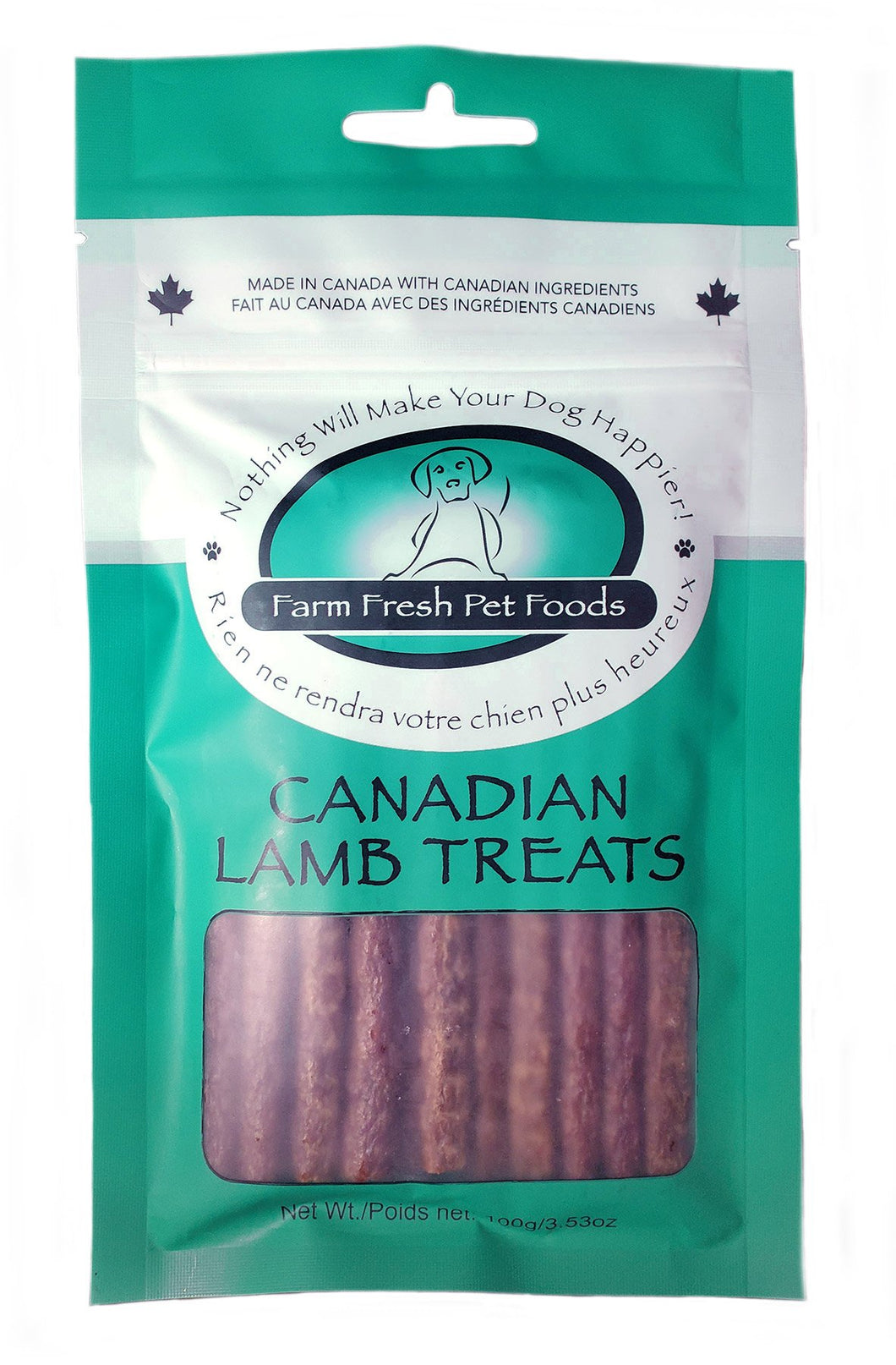 TILTED BARN LAMB STICK TREATS 100G
