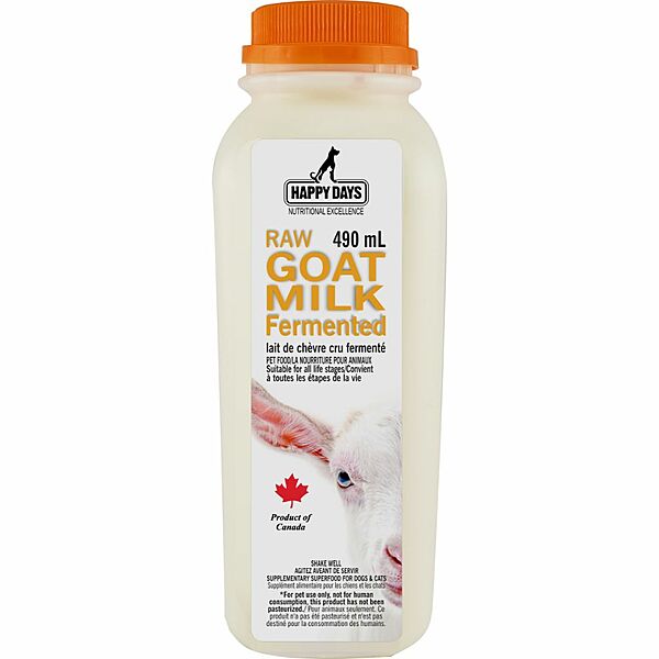 HAPPY DAYS RAW FERMENTED GOAT MILK 490ML