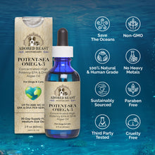 Load image into Gallery viewer, ADORED BEAST POTENT SEA OMEGA 3 60ML
