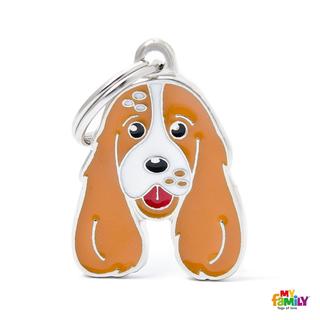 MY FAMILY COCKER ORANGE/WHITE TAG