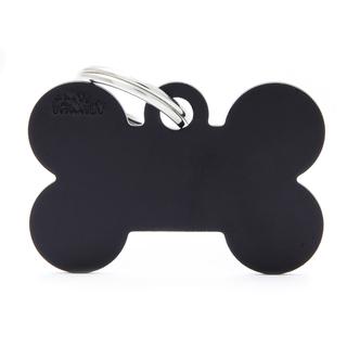MY FAMILY ALUMINUM BONE BLACK BIG TAG