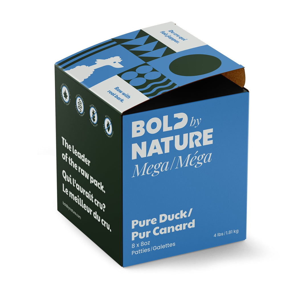 BOLD BY NATURE MEGA DUCK PATTIES 4LB