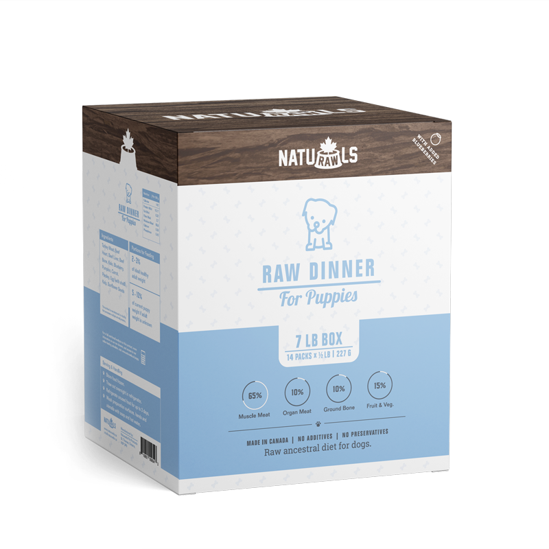 NATURAWLS RAW PUPPY DINNER 14X227G