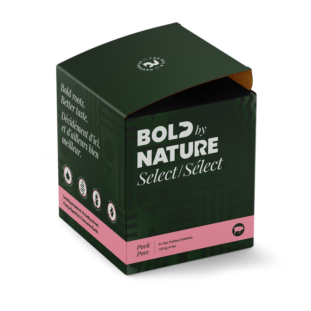 BOLD BY NATURE SELECT PORK PATTIES 4LB