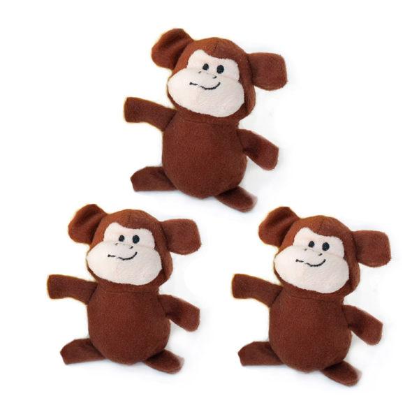 ZIPPY PAWS MINIZ MONKEY 3PC